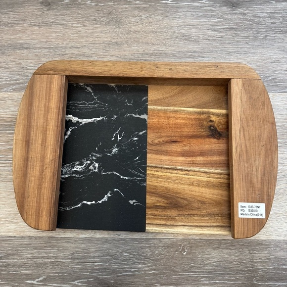 Cheese Board Cutting Board Charcuterie Wood and Marble Board Only - Picture 2 of 10